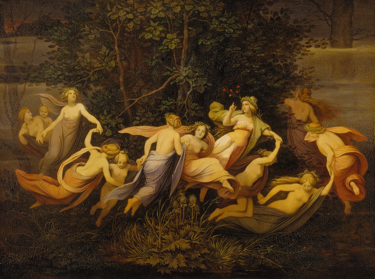 Feentanz im Erlenhain von Moritz Ludwig von Schwind