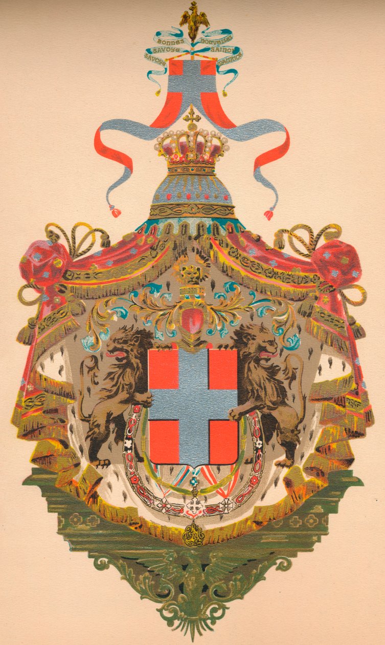 Wappen des Königreichs Italien, ca. 1933 von Morris and Co Ltd Whitehead