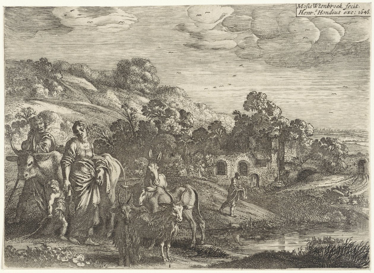 Die Vertreibung von Hagar von Moyses van Wtenbrouck
