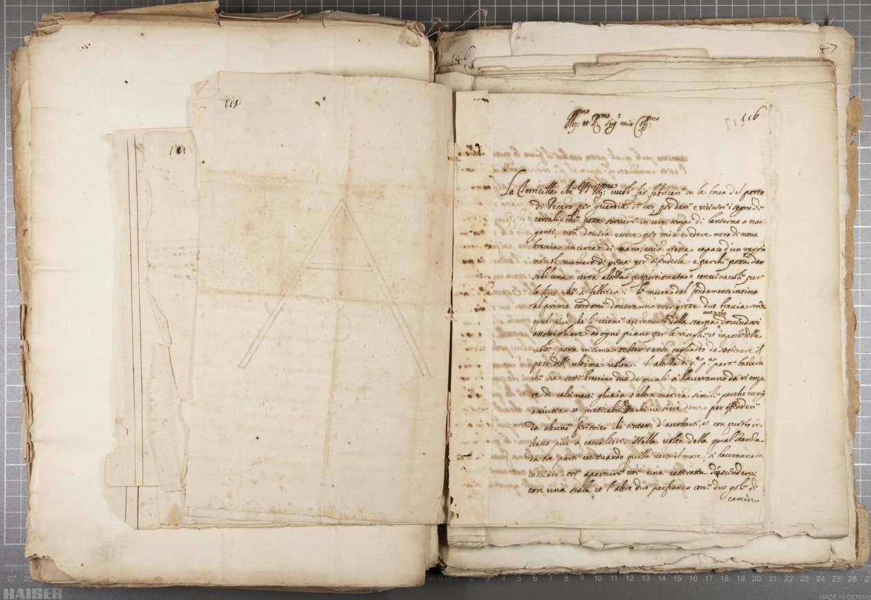 Portfolio von Zeichnungen von Mutio Oddi aus Urbino und anderen, S.116, ca. 1635-40 von Muzio Oddi