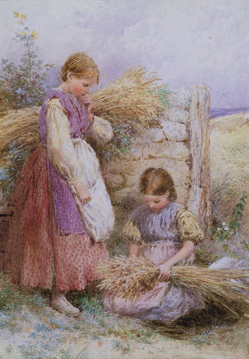 Die jungen Ährenleserinnen von Myles Birket Foster