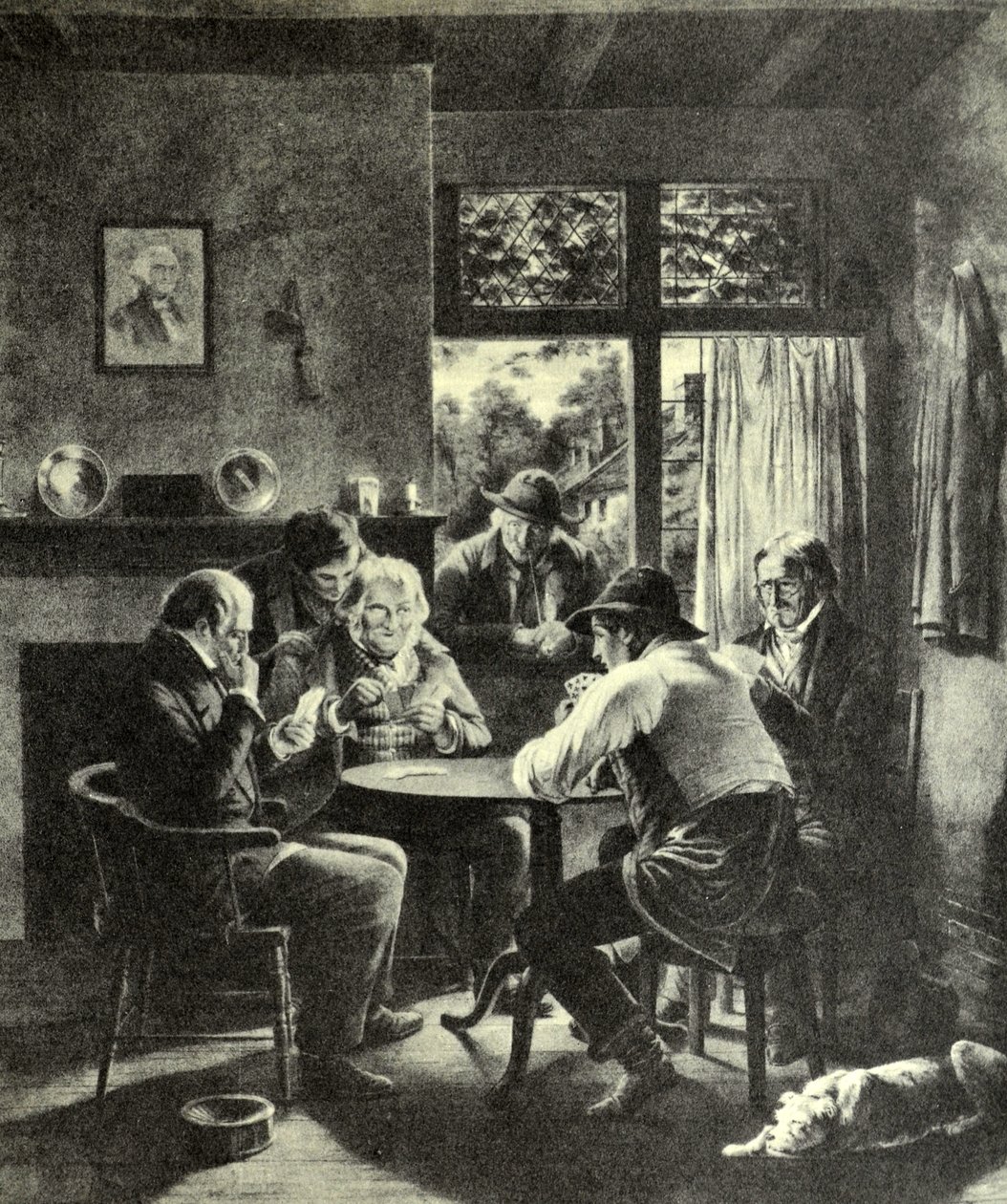 Der Betrüger, in die Enge getrieben von N. and Ives, J.M. Currier