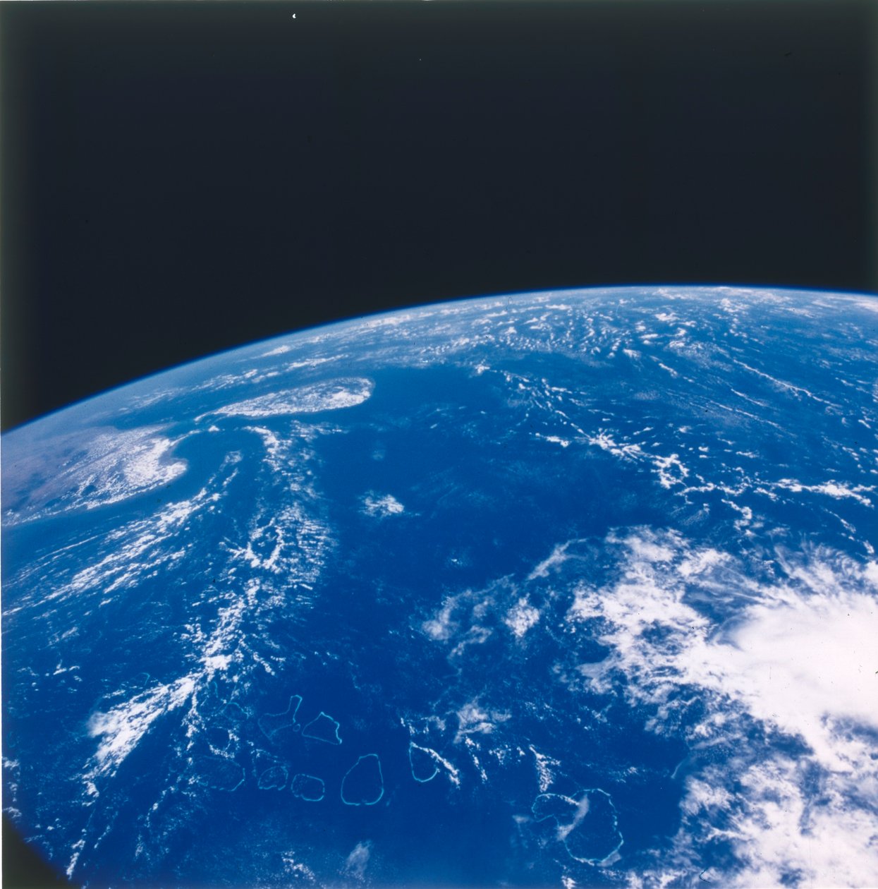 Erde aus dem Weltraum - der Indische Ozean, um 1980er Jahre von NASA Images