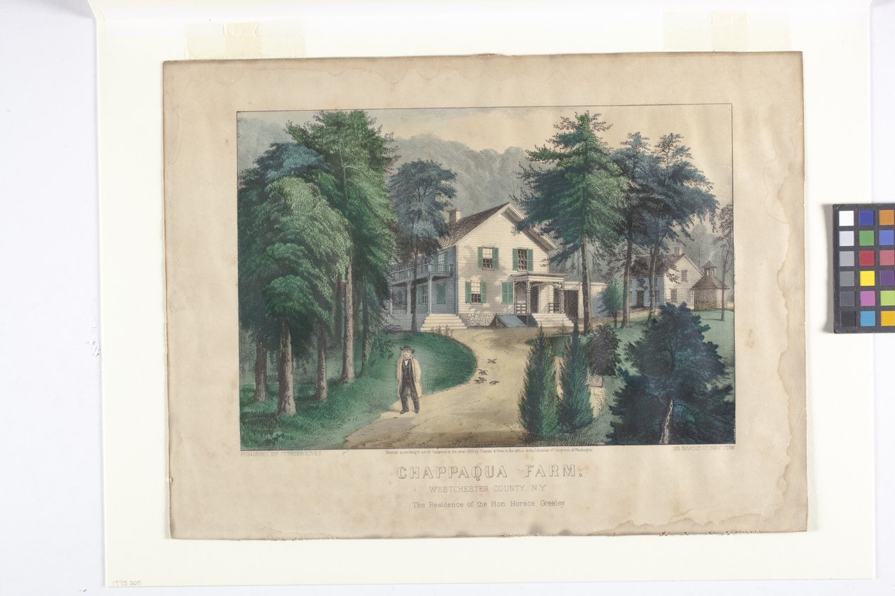 Chappaqua-Farm, West Chester County, New York von N. and Ives J.M. (1824 95) Currier