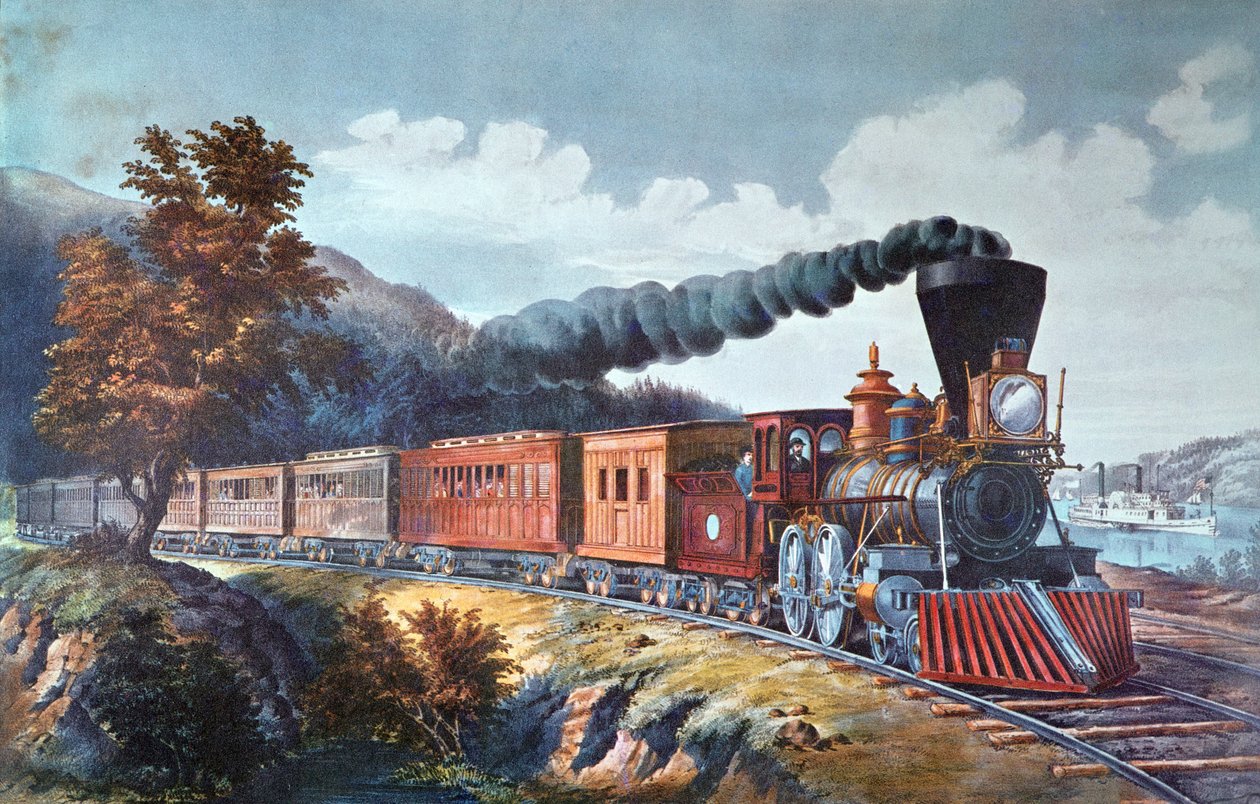 American Express Zug von Currier and Ives