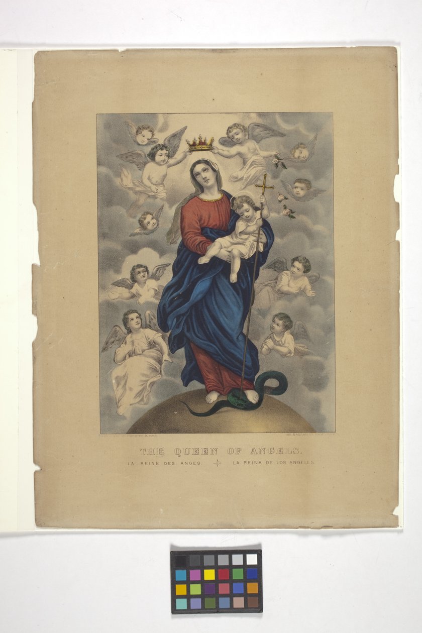 Königin der Engel von N. and Ives J.M. (1824 95) Currier