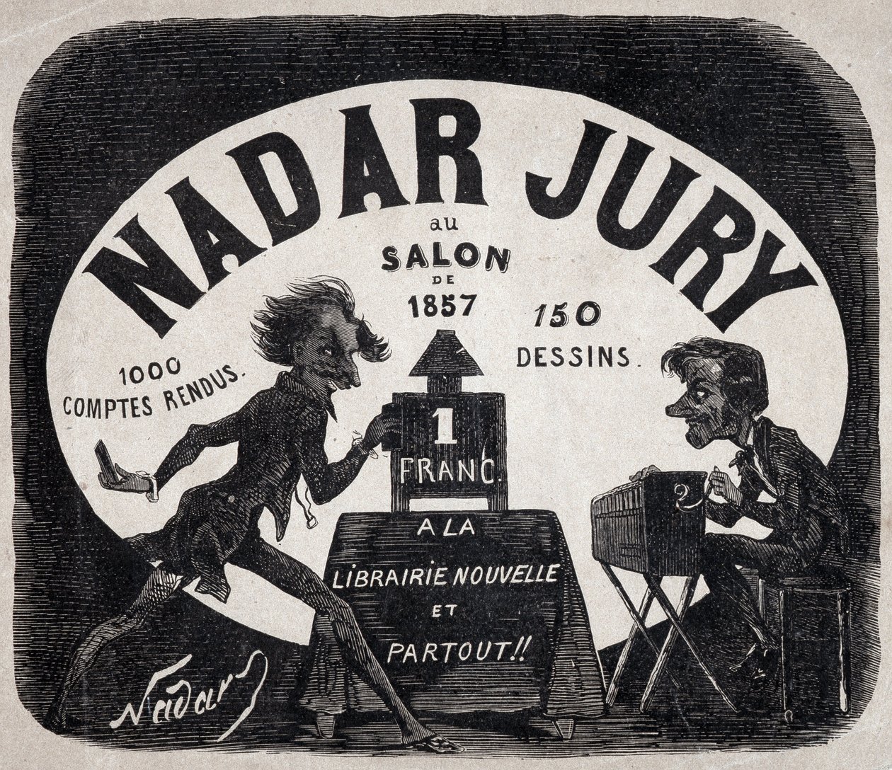 Album „Nadar Jury im Salon von 1857“ von Nadar