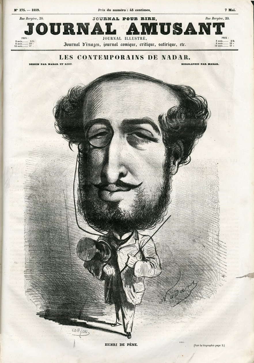 Titelblatt des „The Fun Journal“ von Nadar