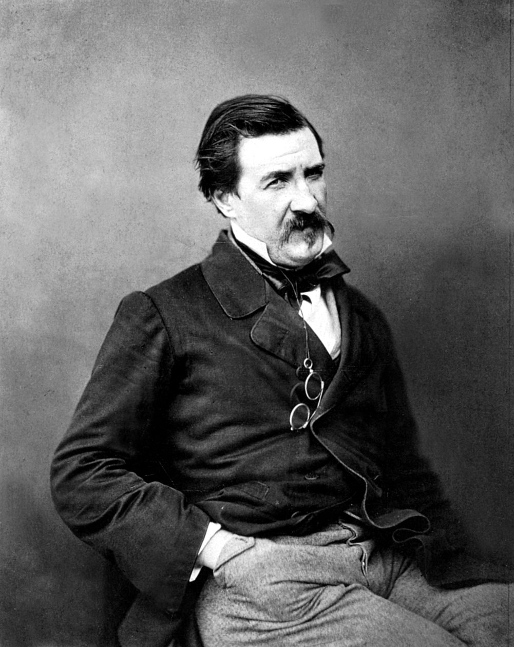 Französischer Schriftsteller Jules Champfleury, fotografiert von Nadar, ca. 1865 von Nadar