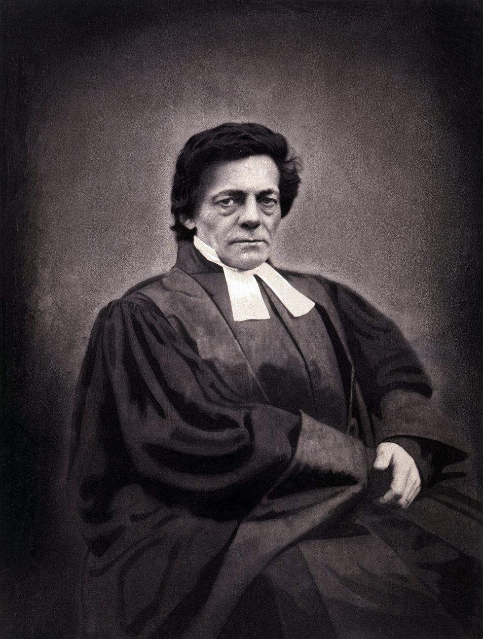 Porträt von Alphonse Monod, Pastor schweizerischer Herkunft (1802-1856) von Nadar