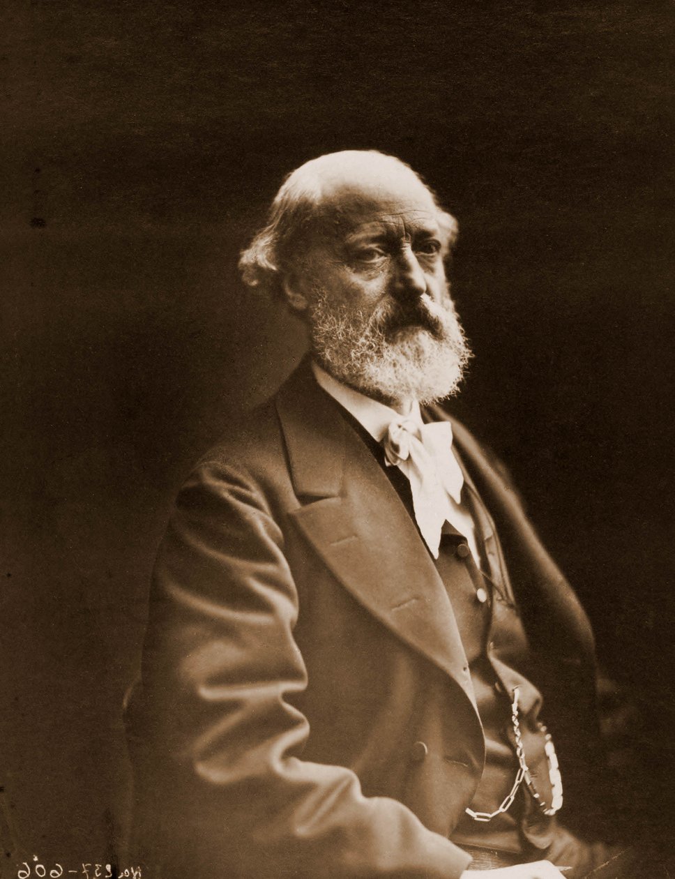 Porträt von Eugene Viollet-le-Duc (1814-1879), Architekt und Aquarellmaler 1814-1879 (Foto) von Nadar
