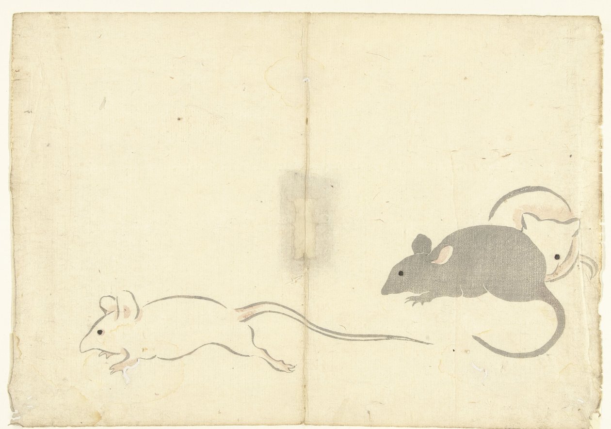 Drei Ratten von Nakamura Hochu