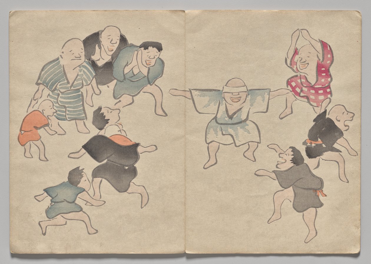 Szene aus dem Kōrin Bilderbuch (Band 1) von Nakamura Hochu