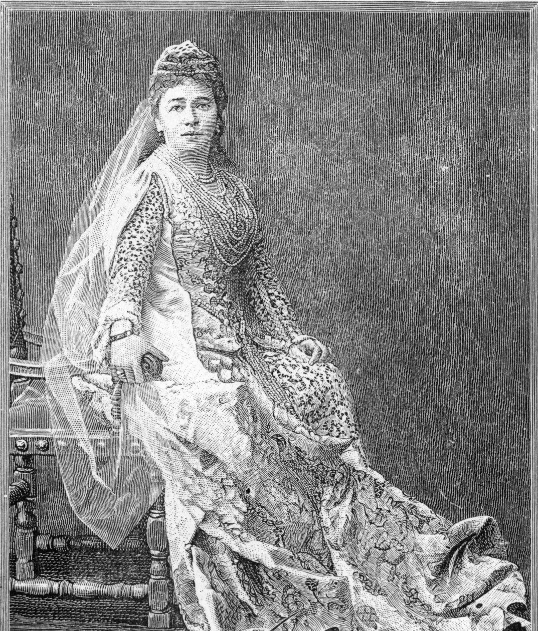 Madame Albani, 1893 von Napoleon Sarony