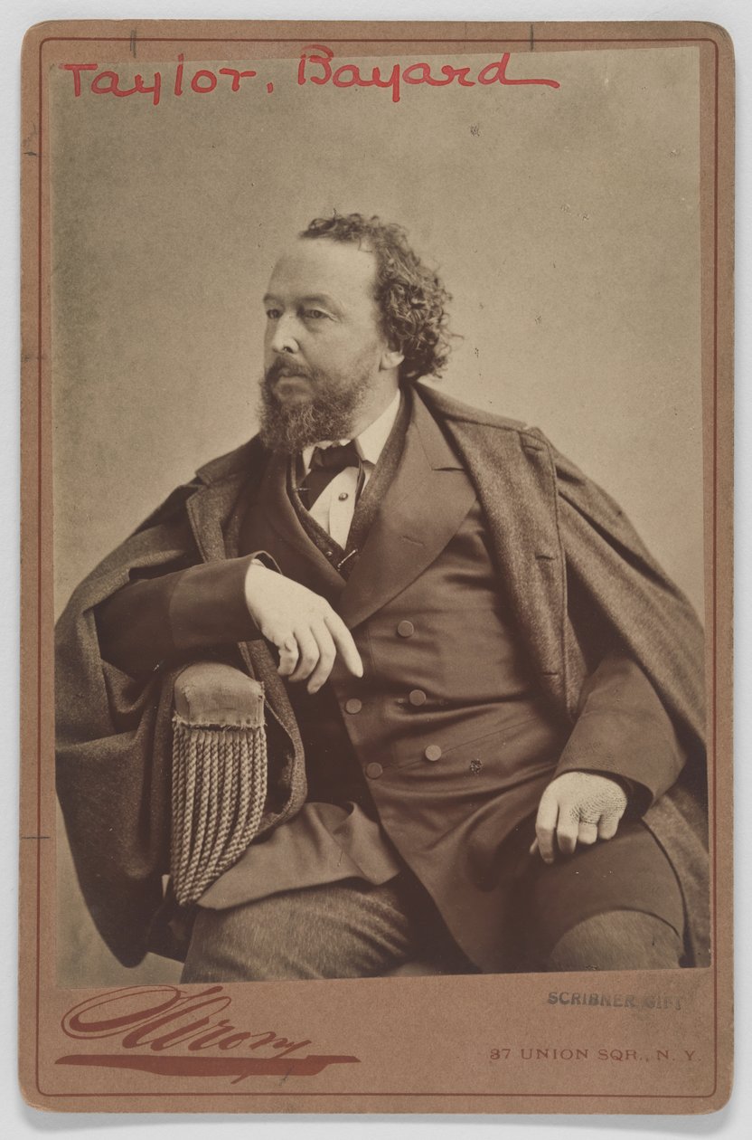 Bayard Taylor von Napoleon Sarony