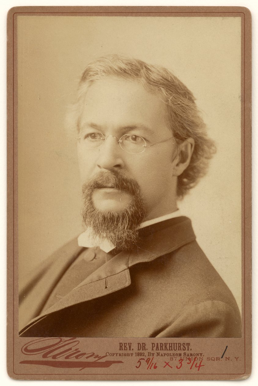 Charles Henry Parkhurst von Napoleon Sarony