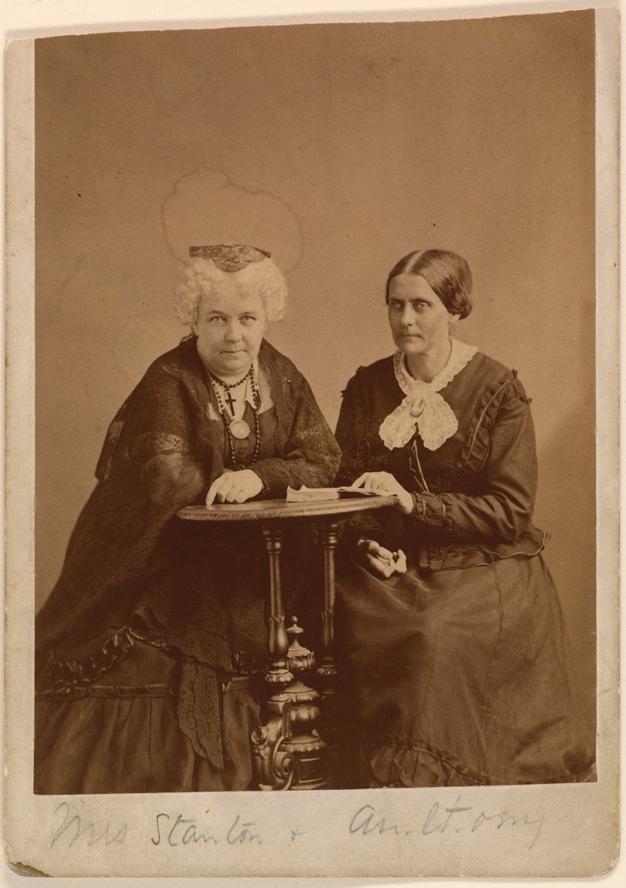 Elizabeth Cady Stanton und Susan B. Anthony von Napoleon Sarony