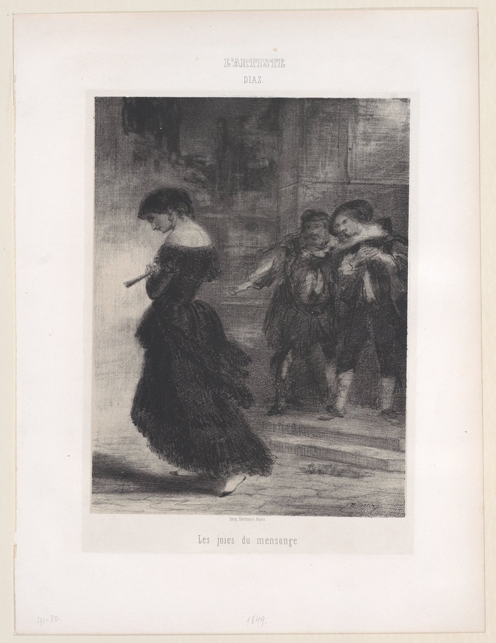 Die Freuden der Lüge, 1830-76 von Narcisse Virgile Diaz de la Peña