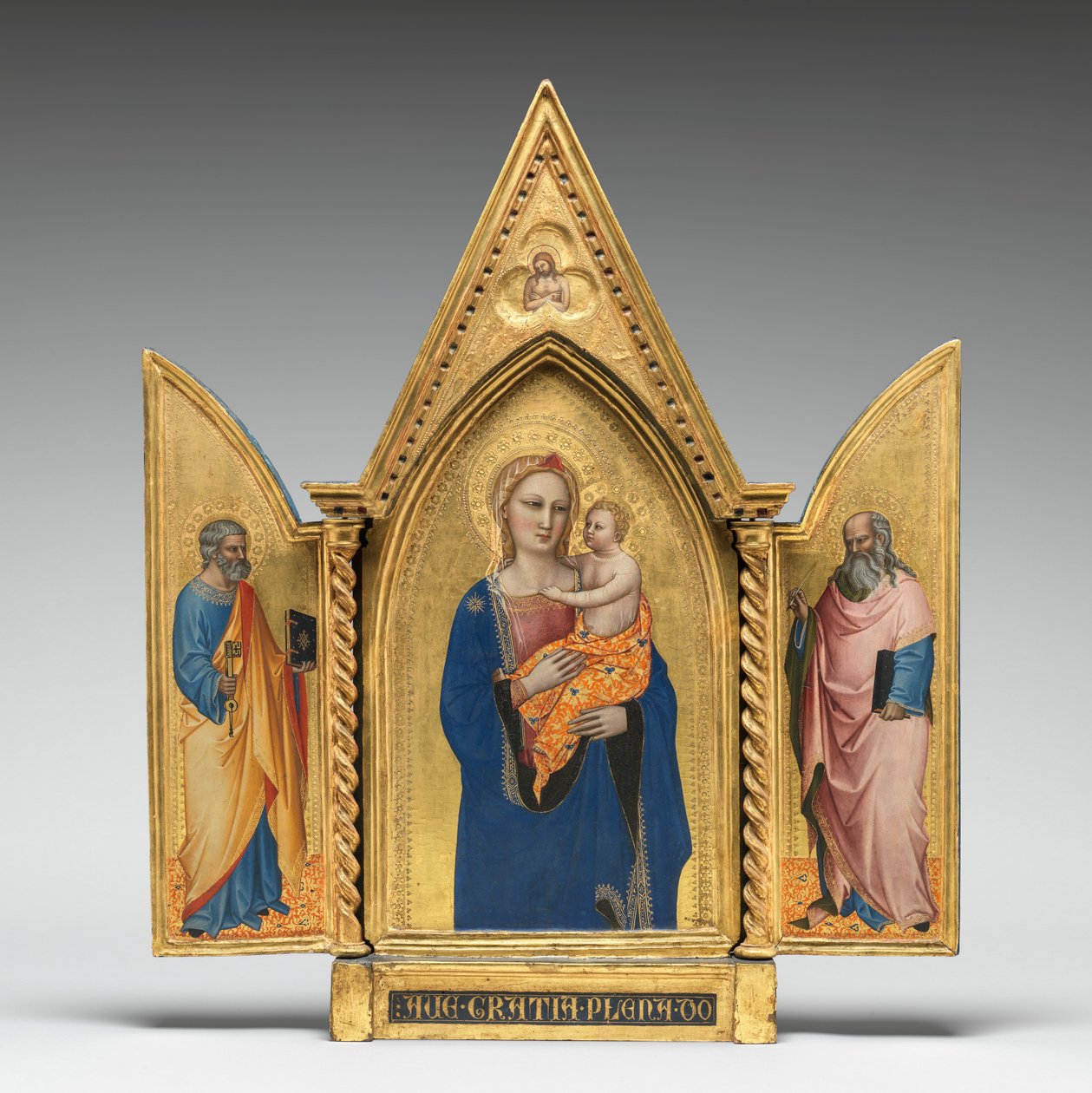 Madonna und Kind, mit dem Schmerzensmann [Mittelteil] von Nardo di Cione