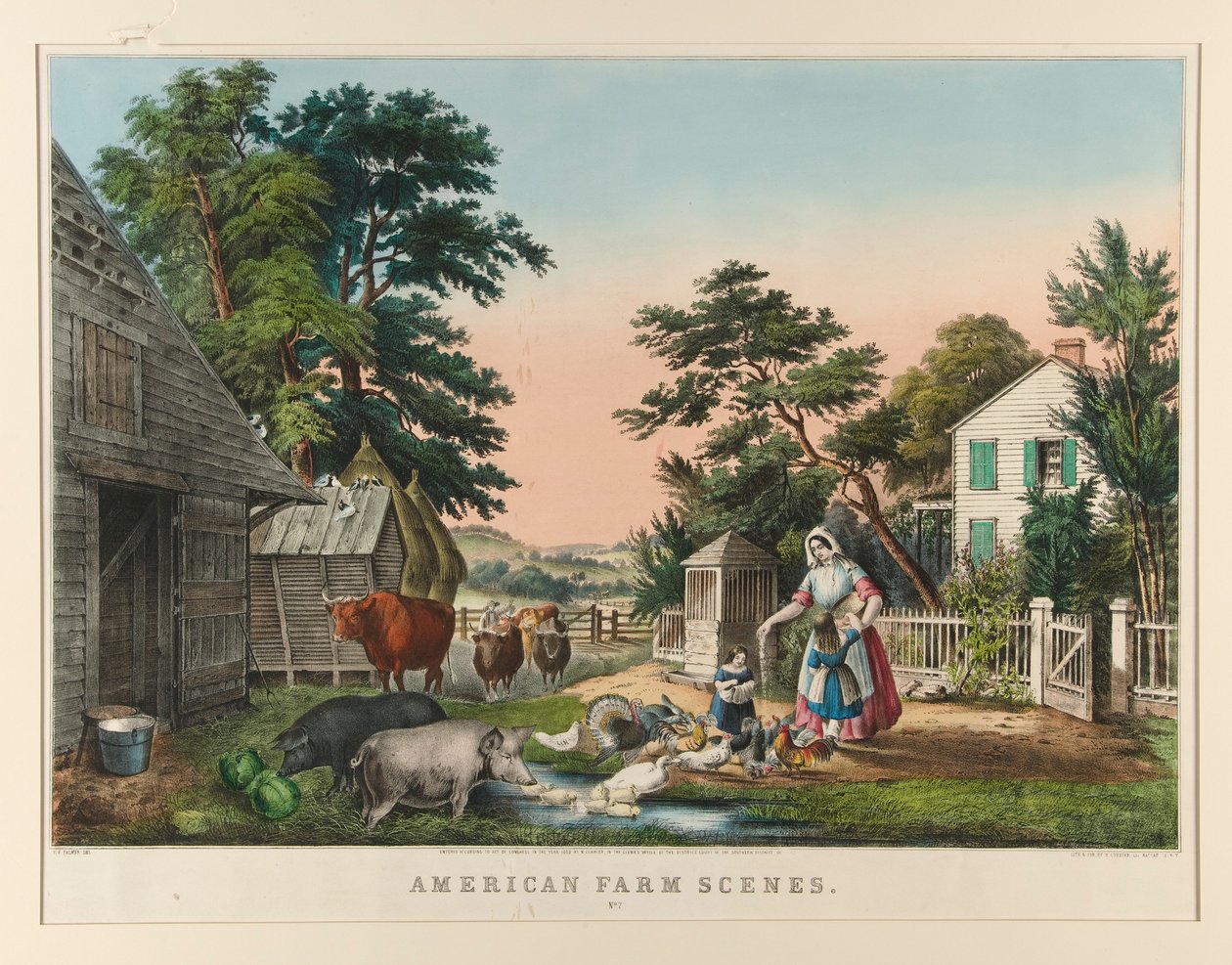 Amerikanische Bauernhofszenen. Nr. 2 von Nathaniel Currier