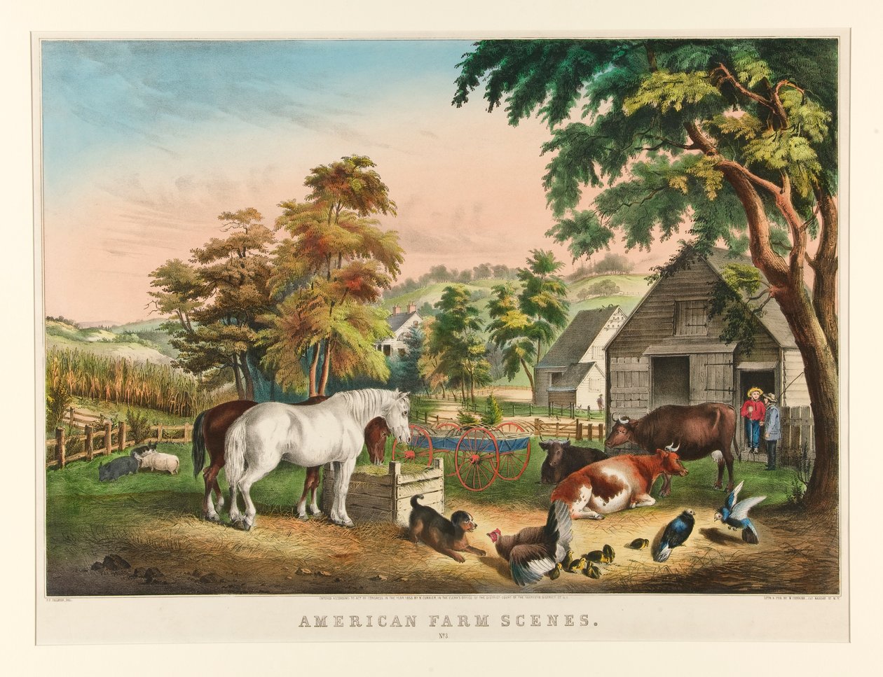 Amerikanische Bauernhofszenen. Nr. 3 von Nathaniel Currier