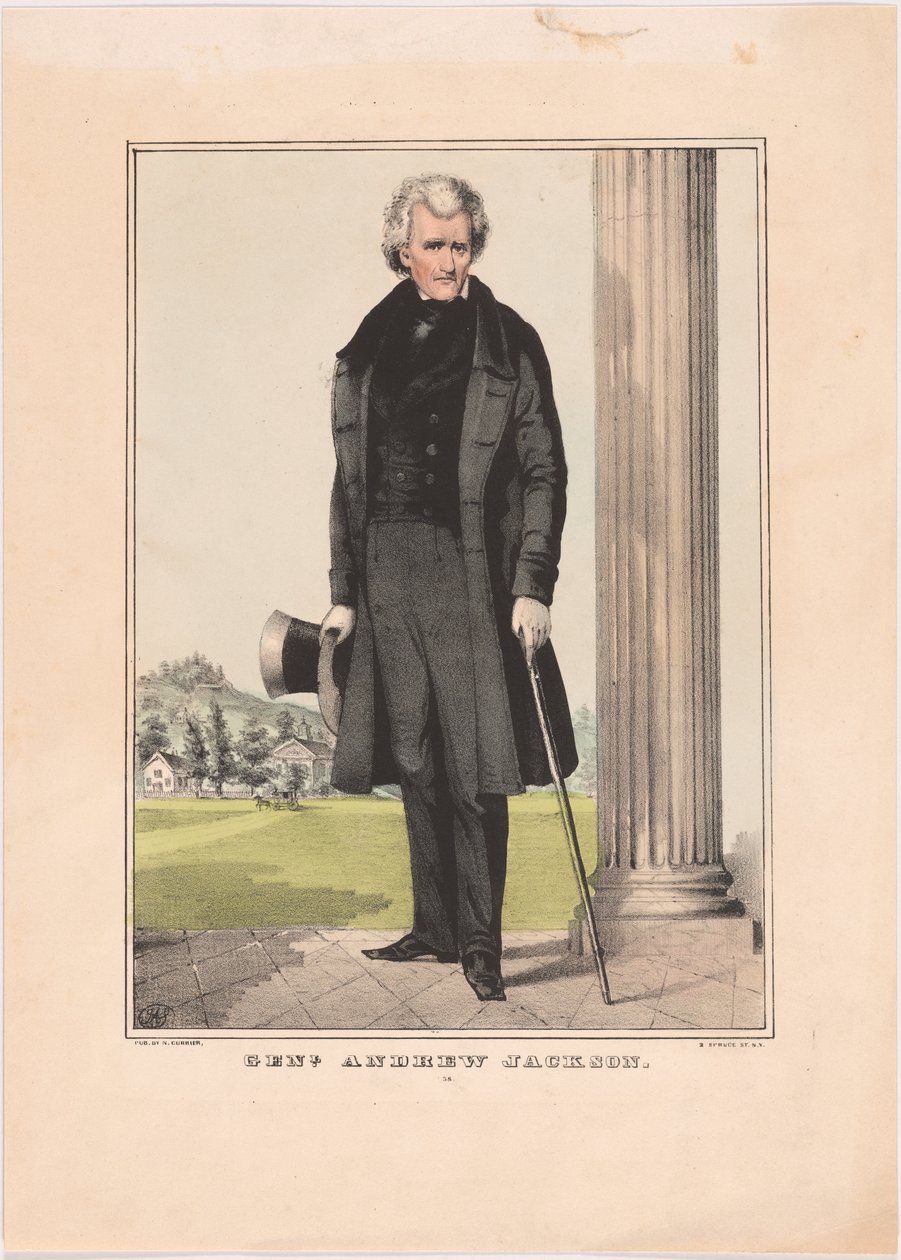 Andrew Jackson von Nathaniel Currier