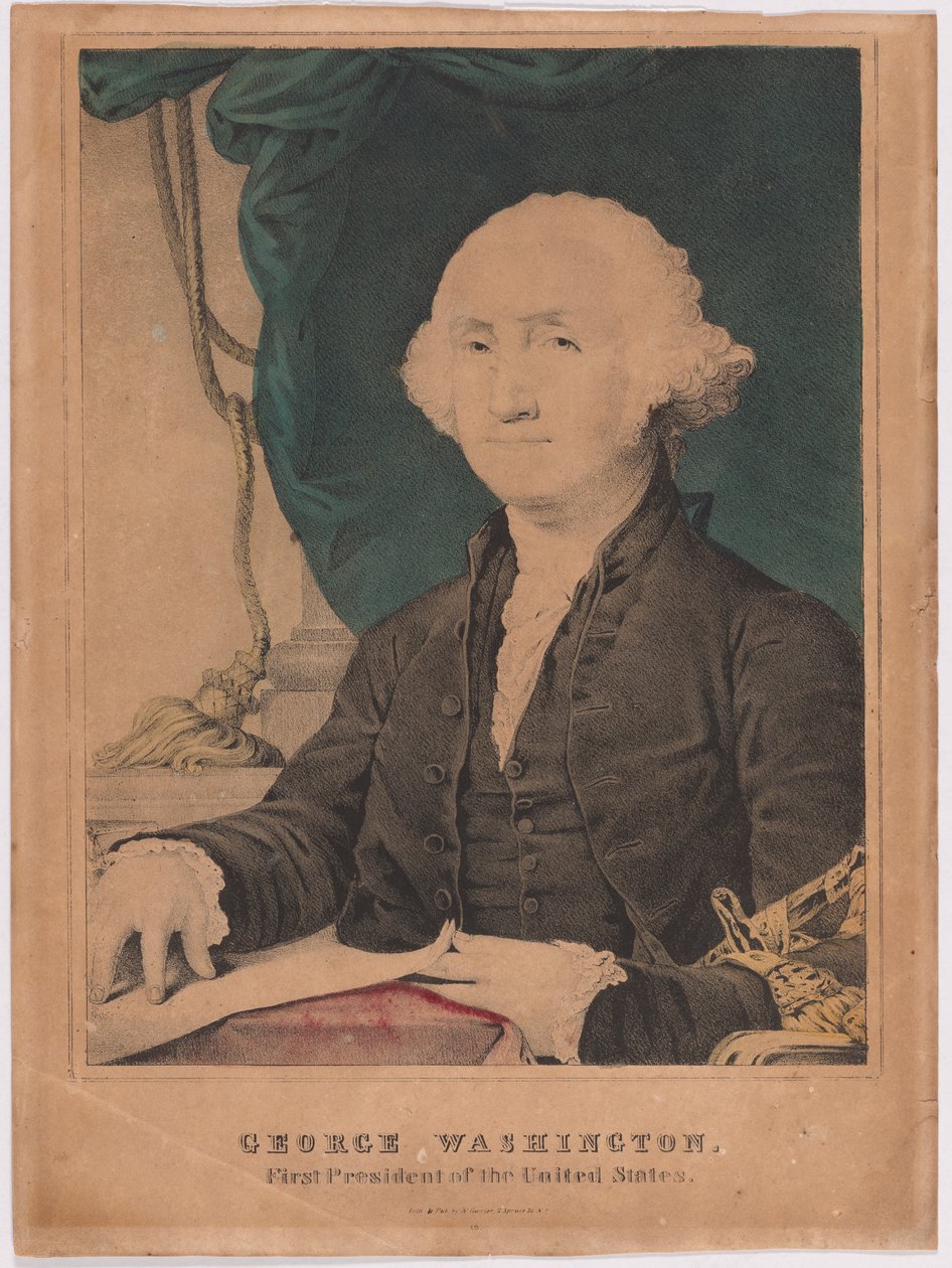 George Washington von Nathaniel Currier