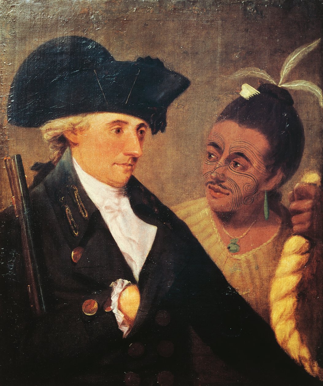 Porträt von Kapitän Charles Clerke (1741-1779), englischer Kapitän und Reisebegleiter von James Cook (1728-1779). Gemälde von Nathaniel Dance-Holland (1735-1811) von Nathaniel Dance Holland