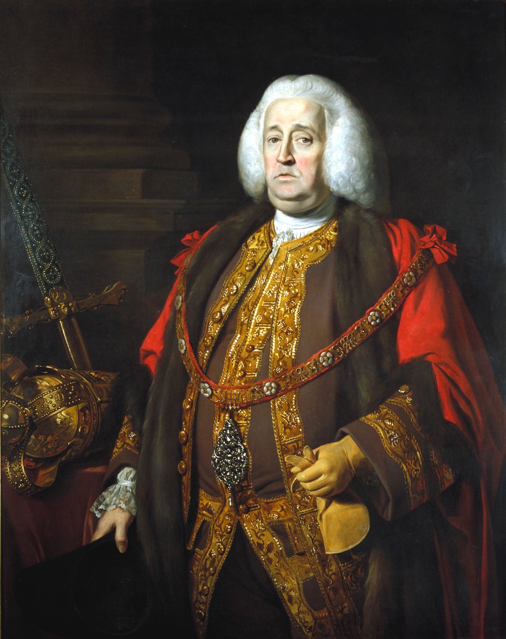 Sir Robert Kite, Lord Mayor 1766, ca. 1766 von Nathaniel Dance Holland