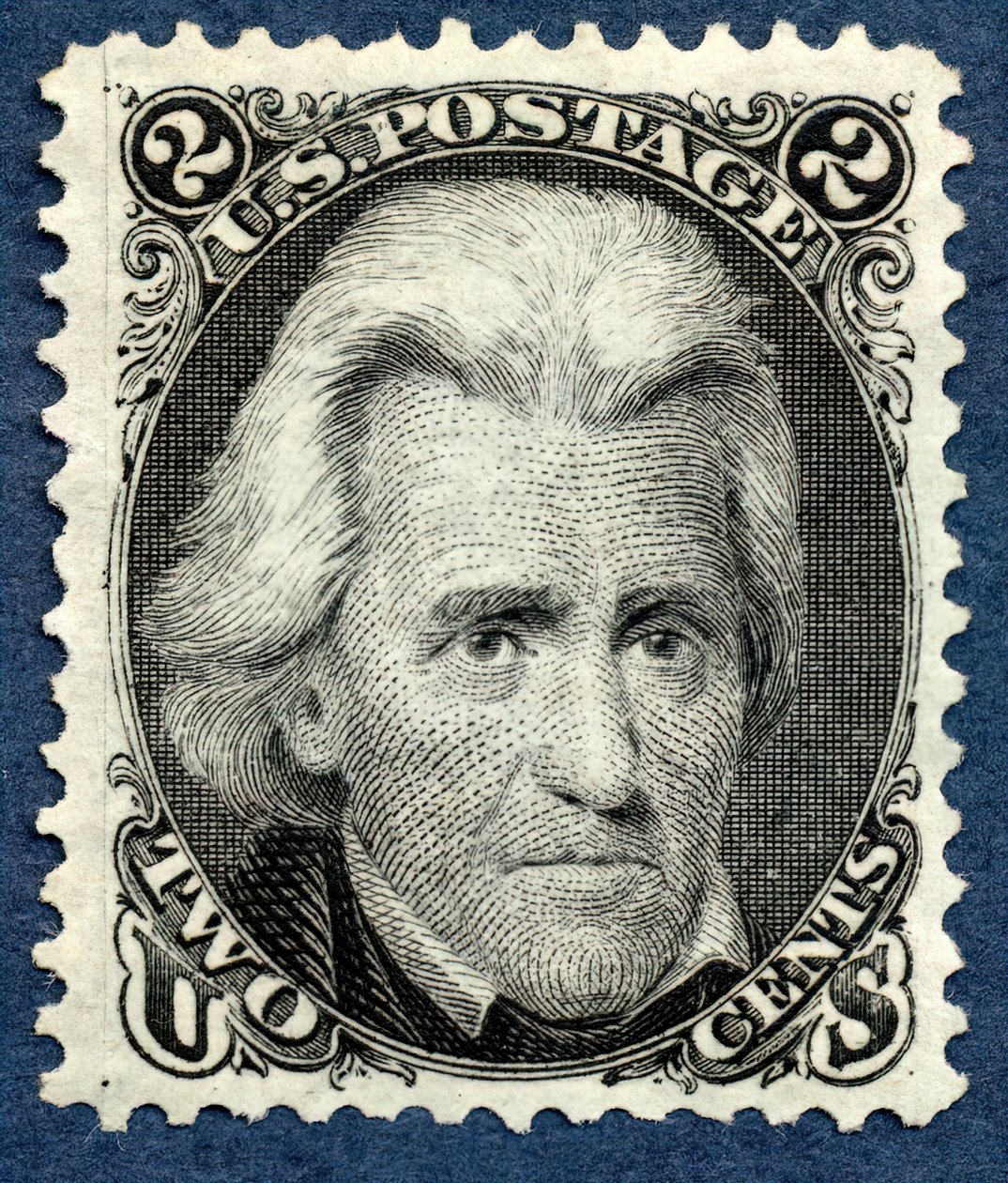 2c Andrew Jackson Neuauflage, 1875 von National Bank Note Company