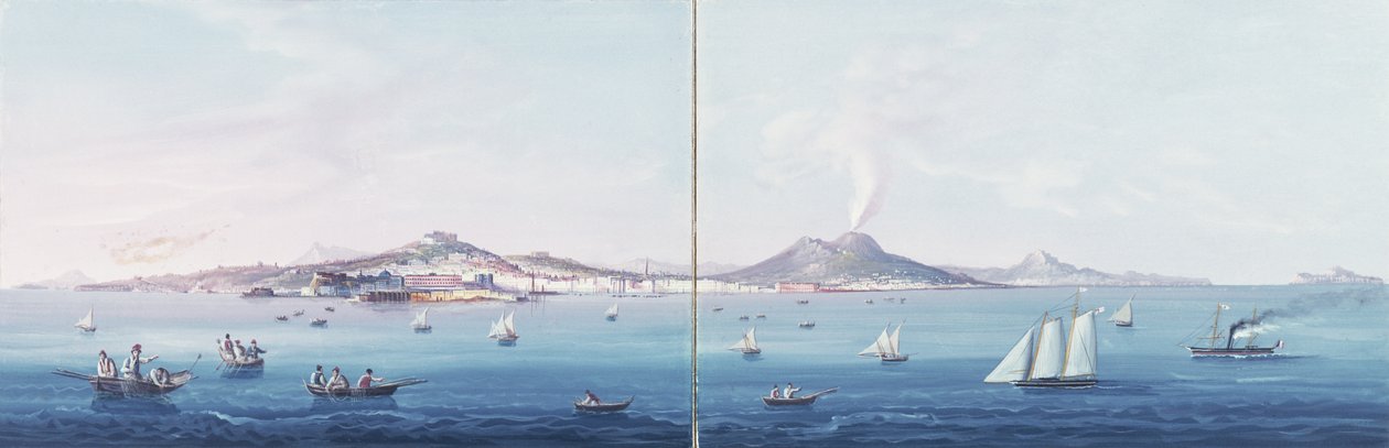 Die Bucht von Neapel von Neapolitan School