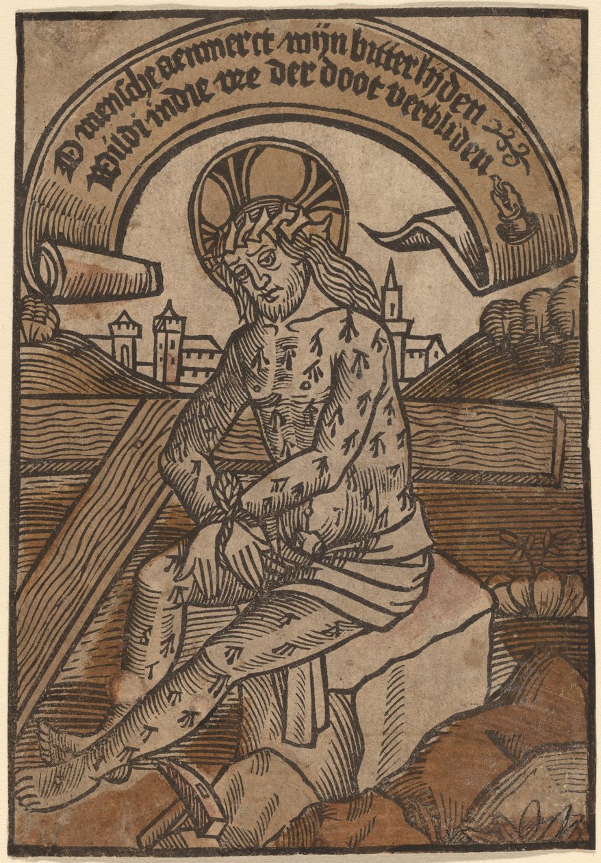 Christus als der Schmerzensmann von Netherlandish 15th Century