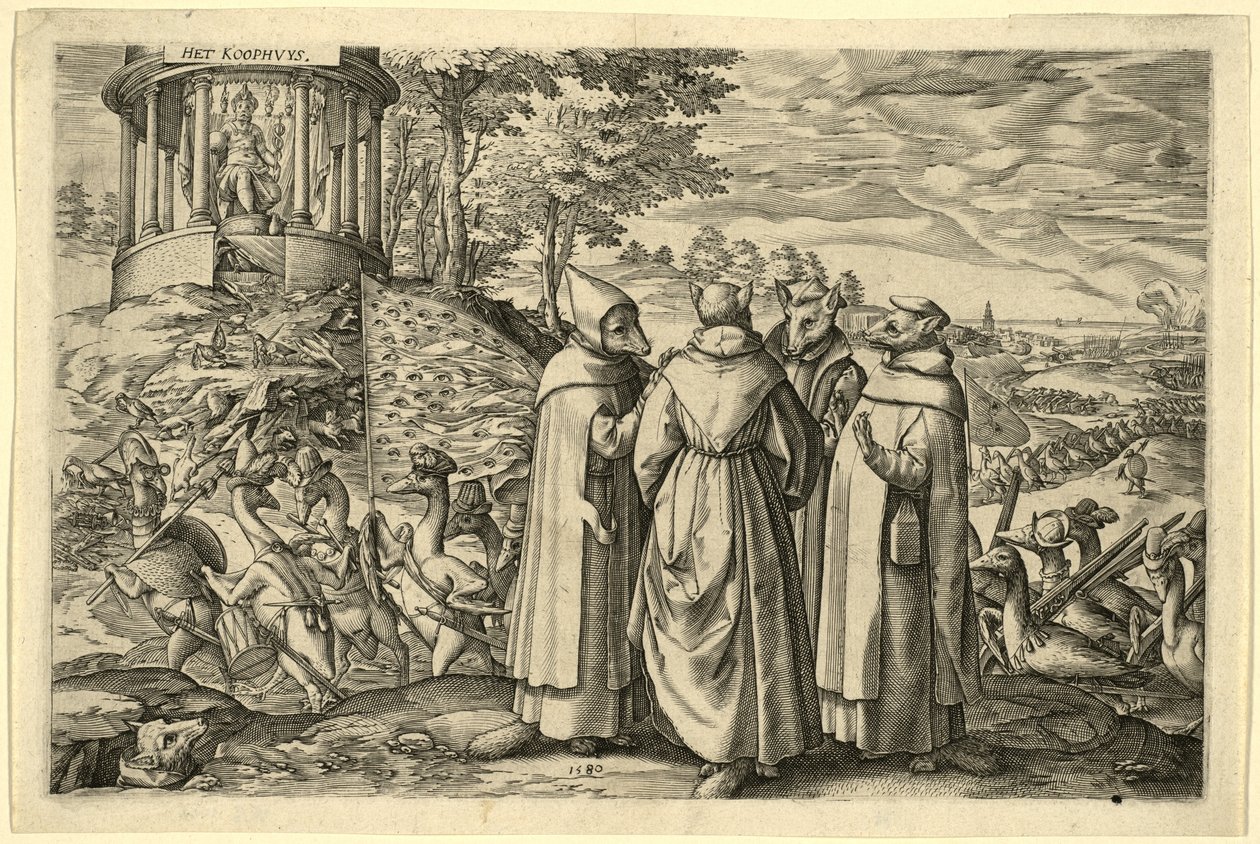 Allegorie der Niederlage des Herzogs von Alva bei Brielle von Netherlandish School