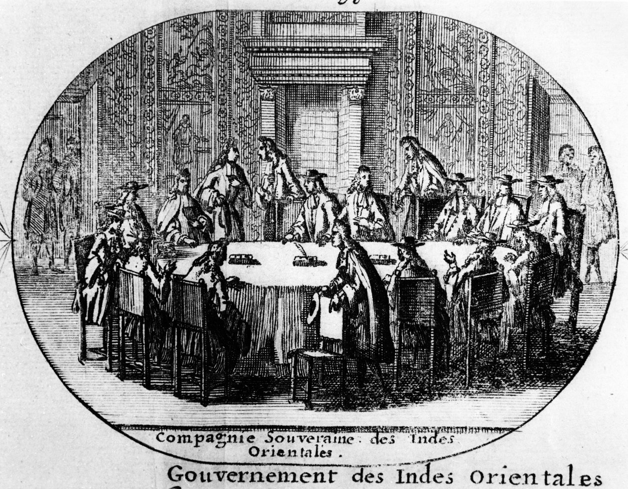 Gouverneure der Souveränen Gesellschaft der Niederländischen Ostindien-Kompanie, frühes 18. Jahrhundert von Netherlandish School