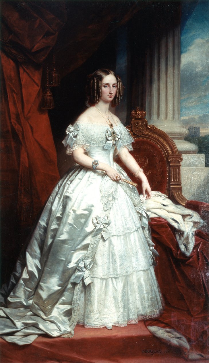 Porträt von Königin Marie-Louise von Nicaise de Keyser