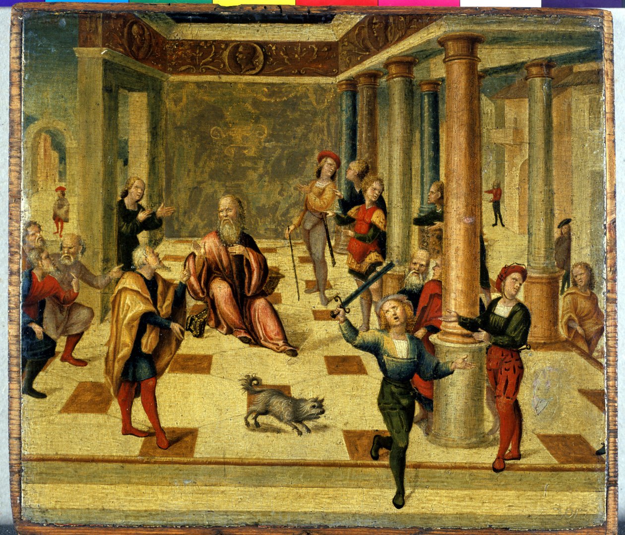 Szene aus der römischen Geschichte von Niccolo the Younger Giolfino