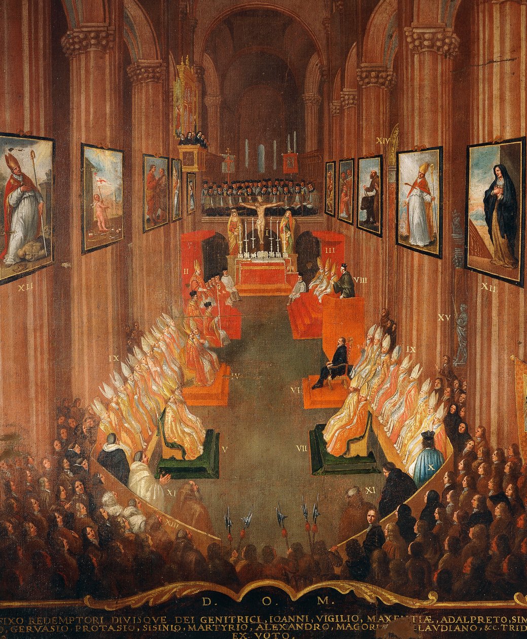 Eröffnungssitzung des Konzils von Trient 1545 von Niccolo Dorigati