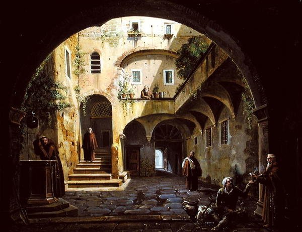 Am Brunnen von Nicholas Ambroise Chatelin