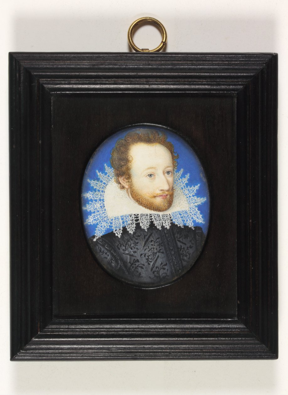 Ein Herr namens Earl of Essex von Nicholas (school of) Hilliard