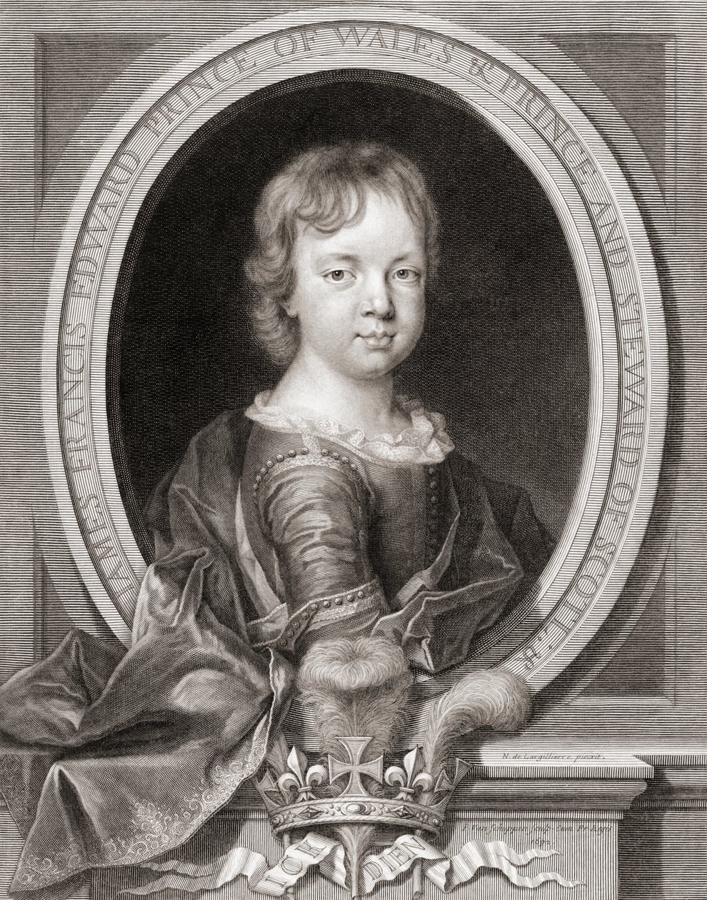 Prinz James Francis Edward Stuart von Nicholas de (after) Largilliere