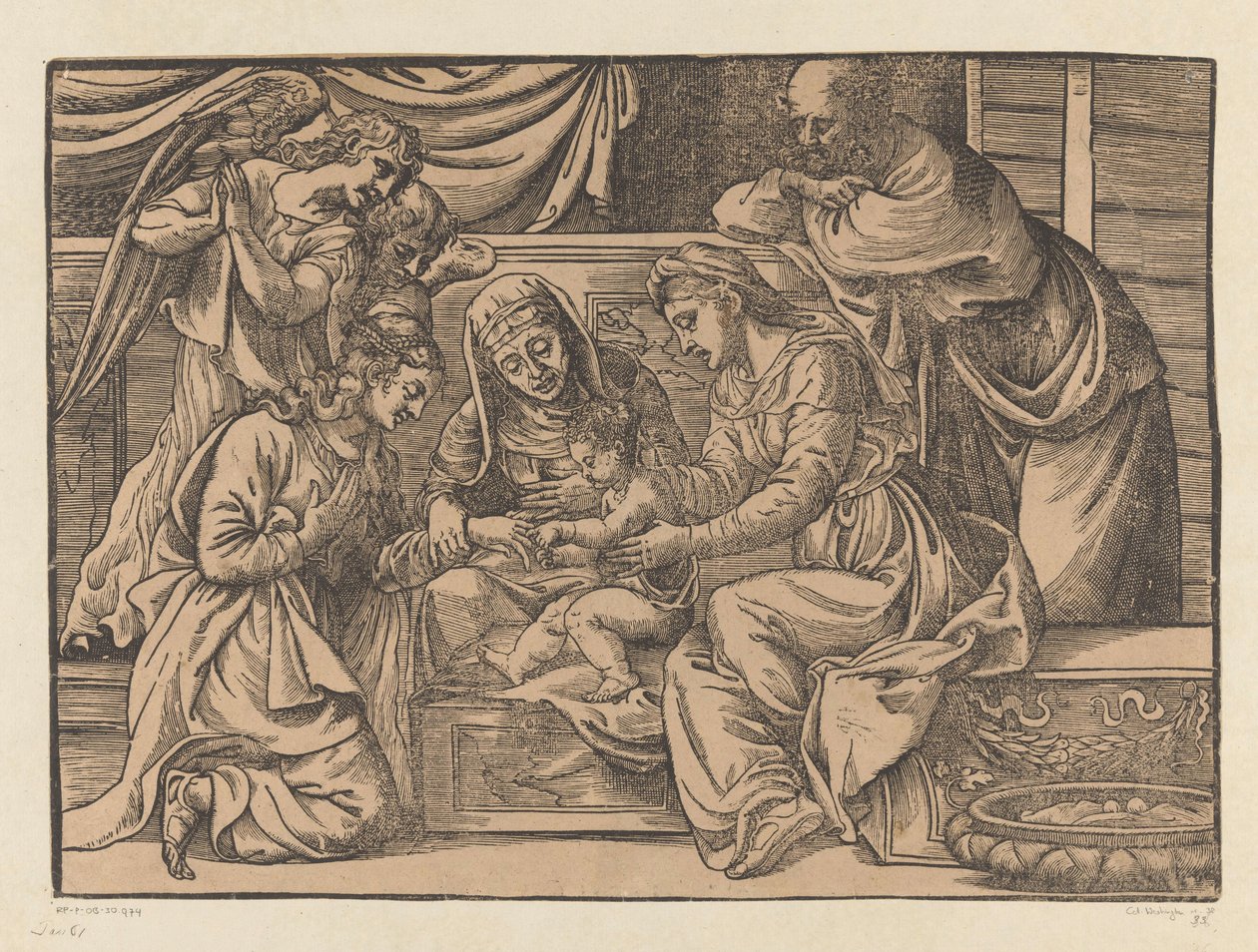 Mystische Hochzeit der Heiligen Katharina von Nicolò Boldrini