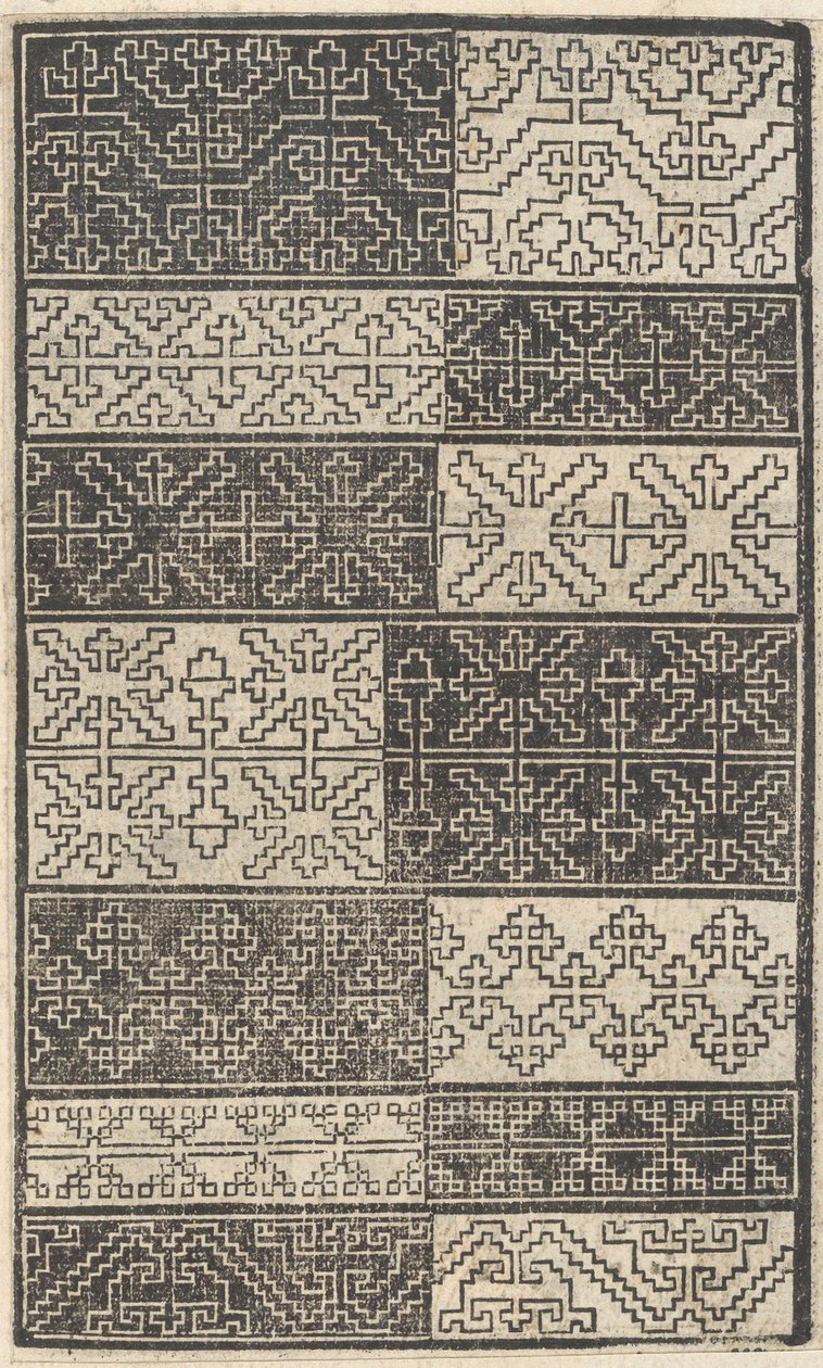 Esemplario di lavori, Seite 10 recto, August 1529 von Nicolò Zoppino