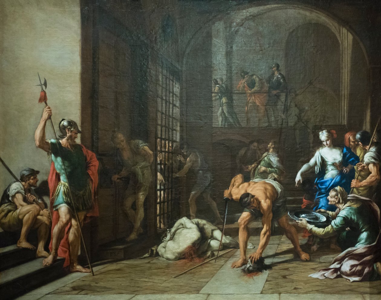 Die Enthauptung von Johannes dem Täufer von Nicola Vaccaro