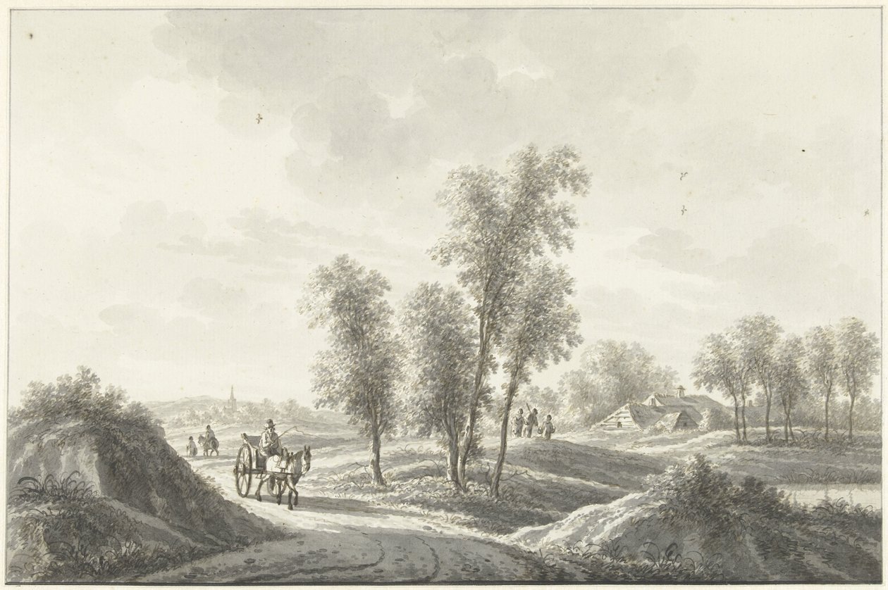 Das Dorf Laren im Gooi von Nicolaas Wicart