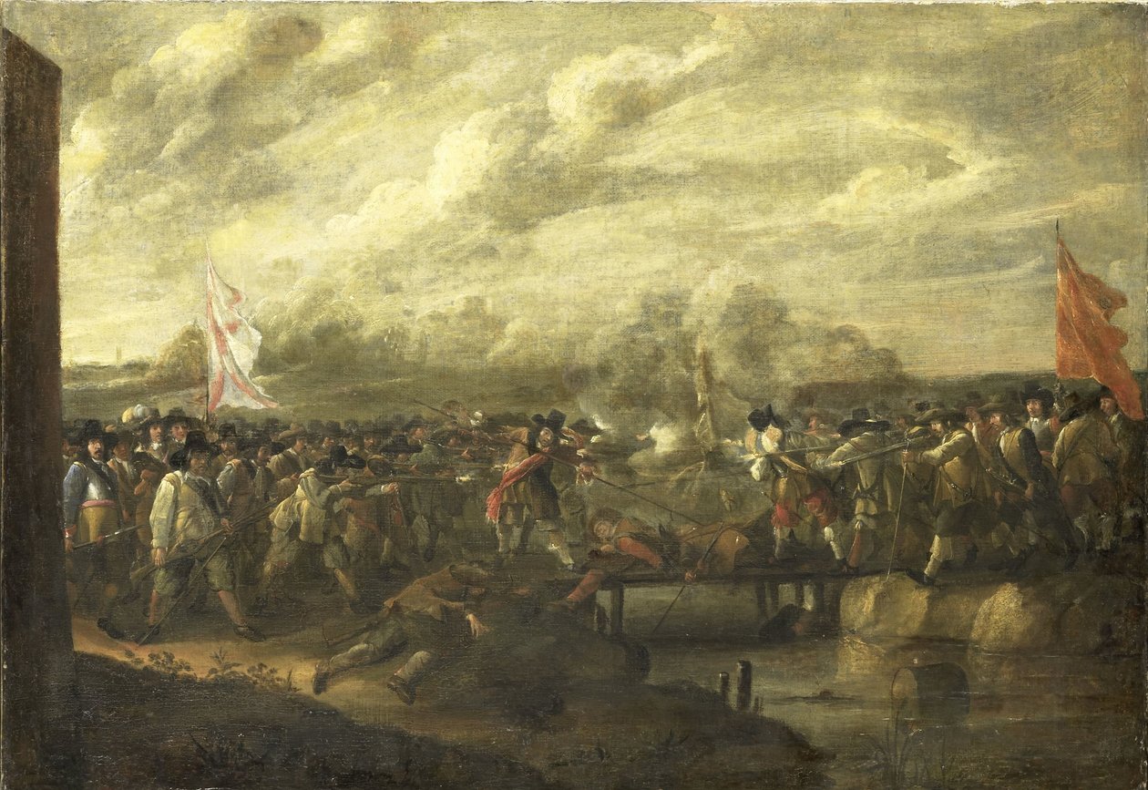 Infanteriegefecht im Achtzigjährigen Krieg von Nicolaas van Eyck (II) (attributed to)