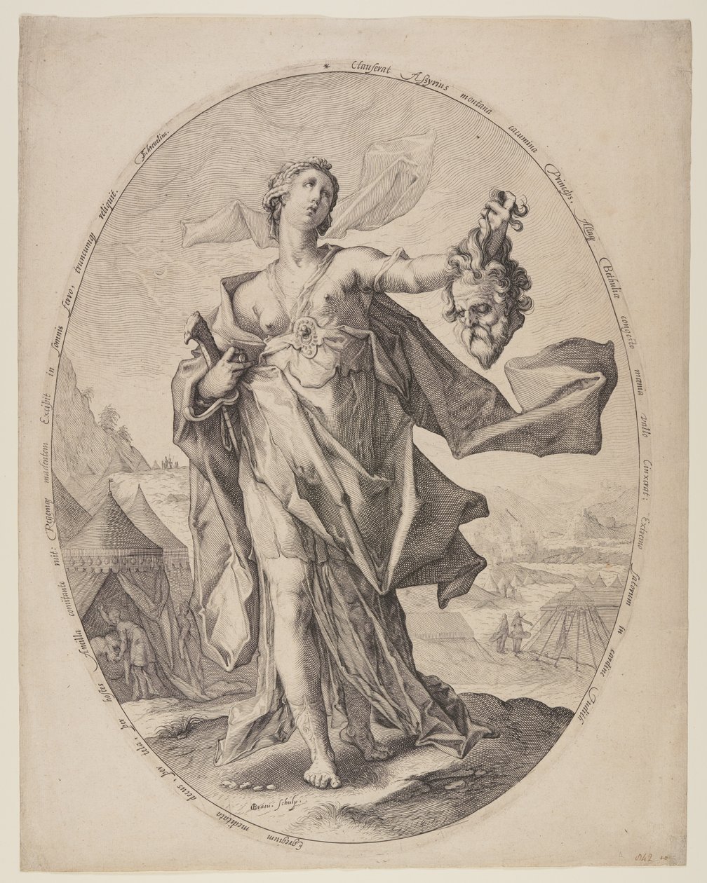 Judith mit dem Kopf des Holofernes von Nicolaes Braeu