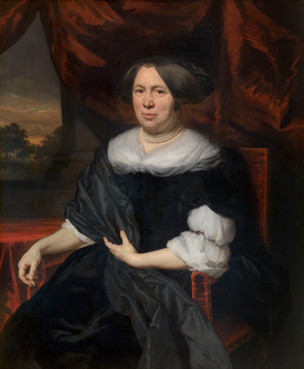 Porträt einer Frau von Nicolaes Maes