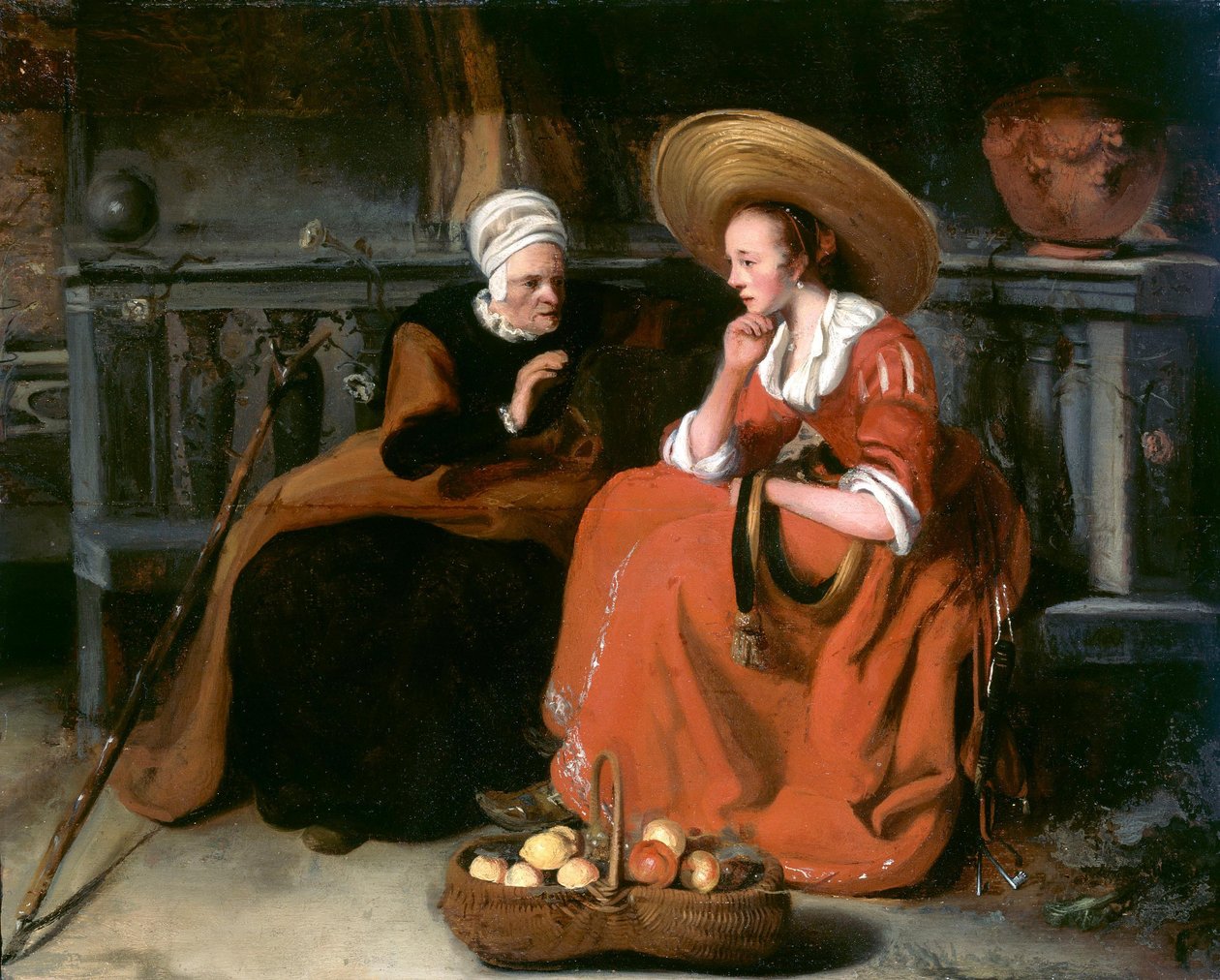 Vertumnus und Pomona von Nicolaes Maes