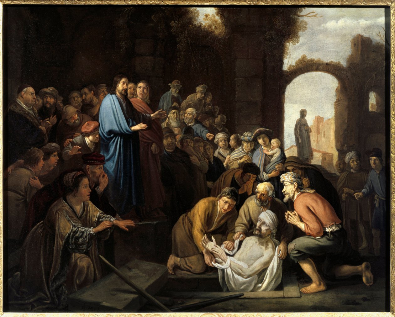 Auferstehung des Lazarus von Nicolaes Moeyaert