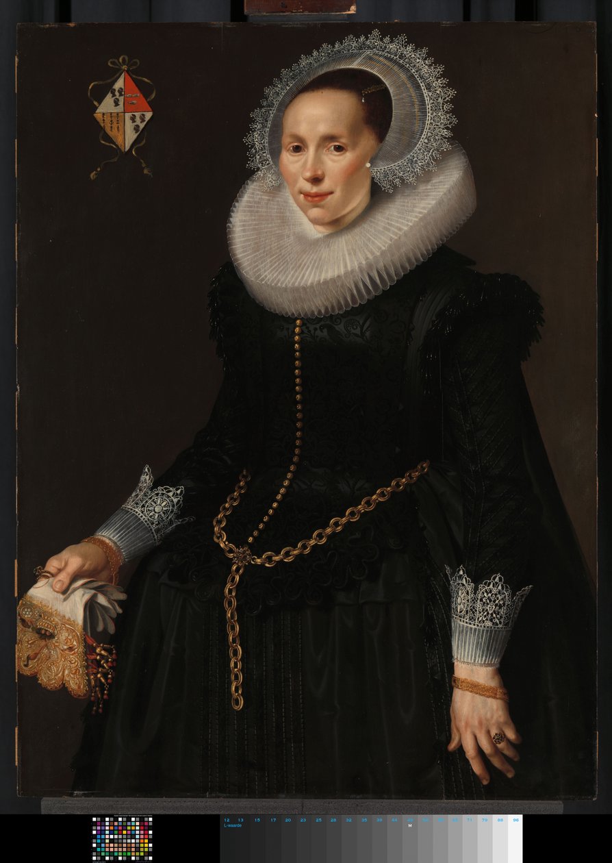 Porträt von Johanna le Maire von Nicolaes Pickenoy Pickenoy